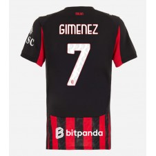 AC Milan Santiago Gimenez #7 Hemmatröja Dam 2025-26 Korta ärmar